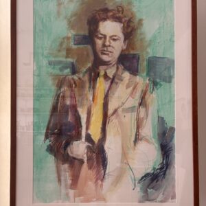 Dylan Thomas Yellow Tie