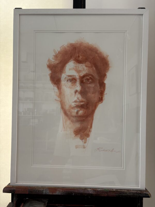 Dylan Thomas Sepia Young