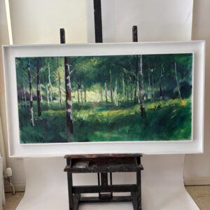 Woodland Scene (Poplar) (Silver Birch)