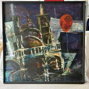 Reflections of St Mark's and Red Ballon