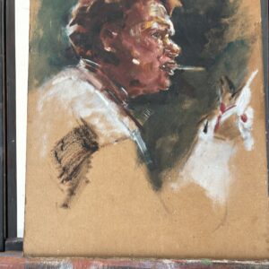 Dylan Thomas with Cigarette 2