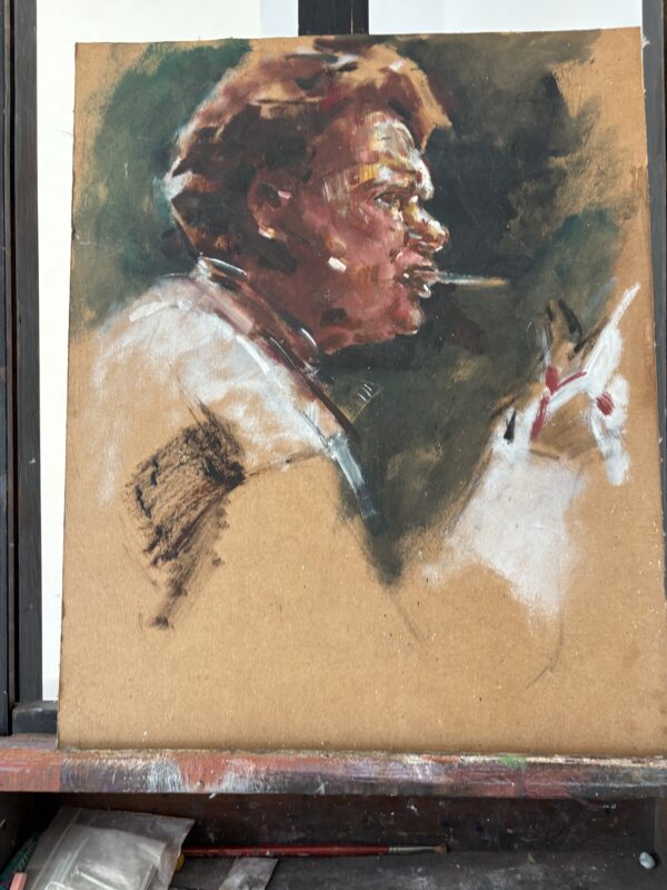 Dylan Thomas with Cigarette 2